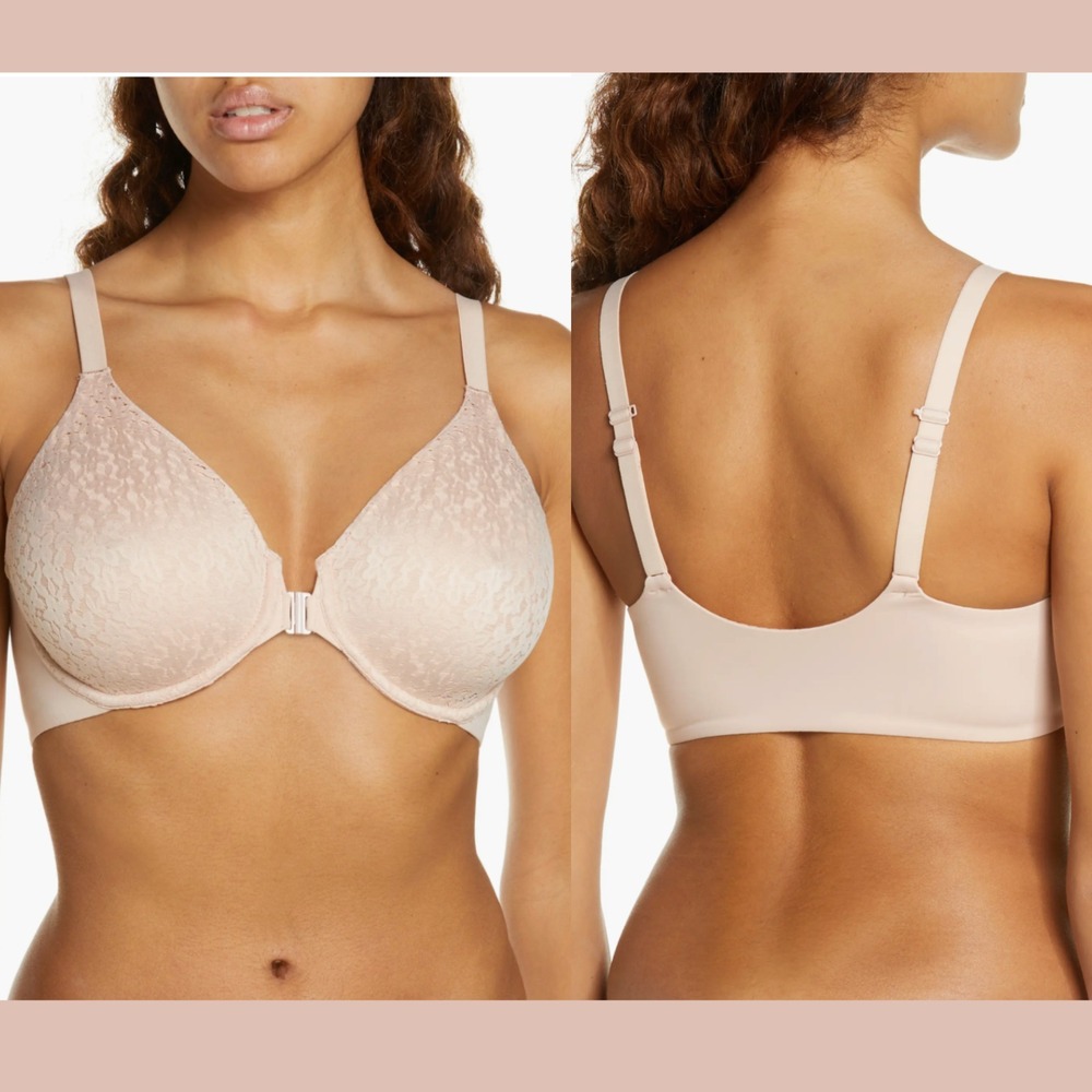 NEW $88 Chantelle‎ [ 40DDDD US] Norah Front Closure Molded Underwire Bra U1670